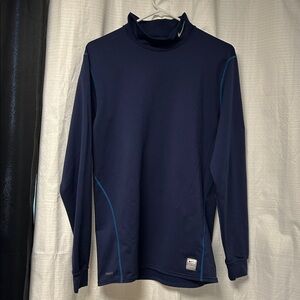 Nike Dark Blue Long Sleeve Performance Shirt